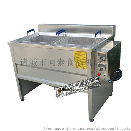 小型電加熱油炸機 自動控溫油水分離油炸鍋 ,諸城市同泰食品機械廠
